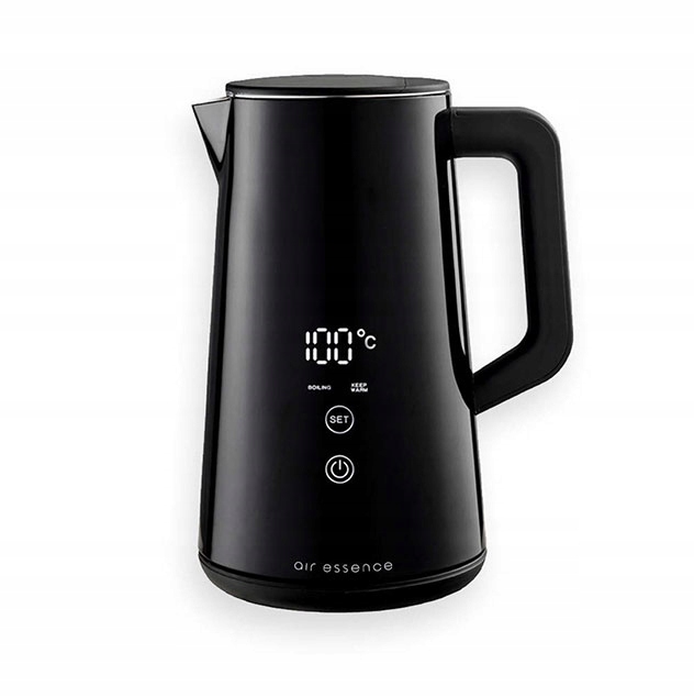 Rýchlovarná kanvica Air Essence LuminaTi 1500 W 1,5 l čierna